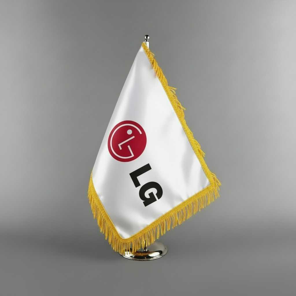 پرچم رومیزی ساتن براق LG