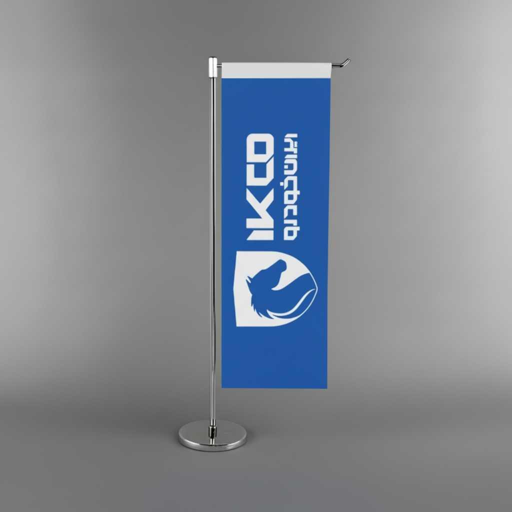 پرچم رومیزی طرح L شرکت ایران خودرو