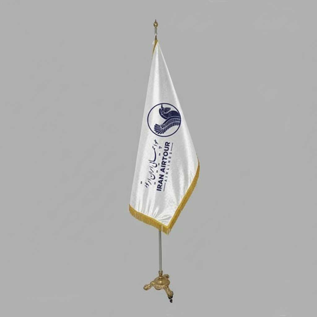 پرچم تشریفات مخمل شرکت هواپیمایی ایران ایر