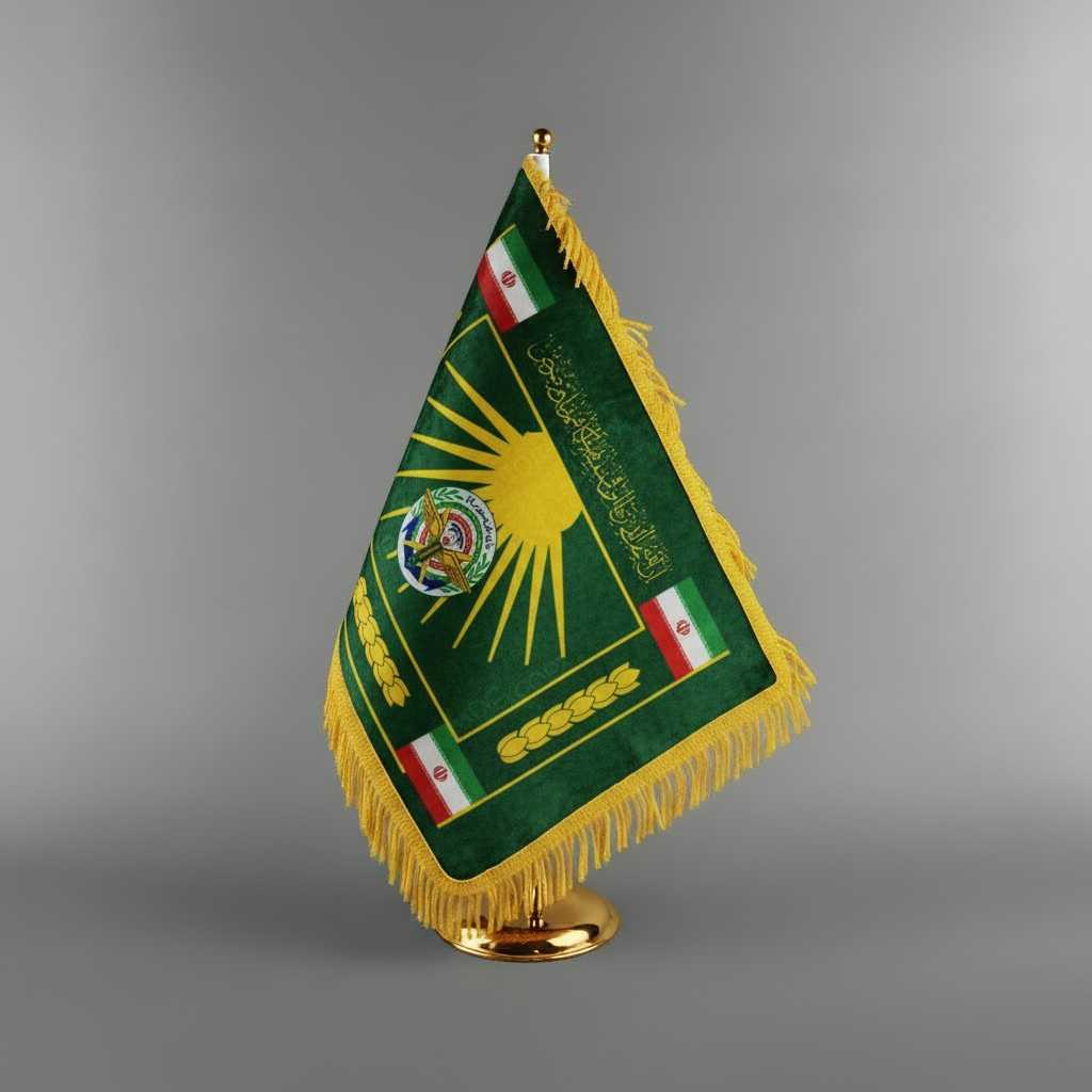 پرچم رومیزی مخمل ستاد مشترک نیروی ها مسلح