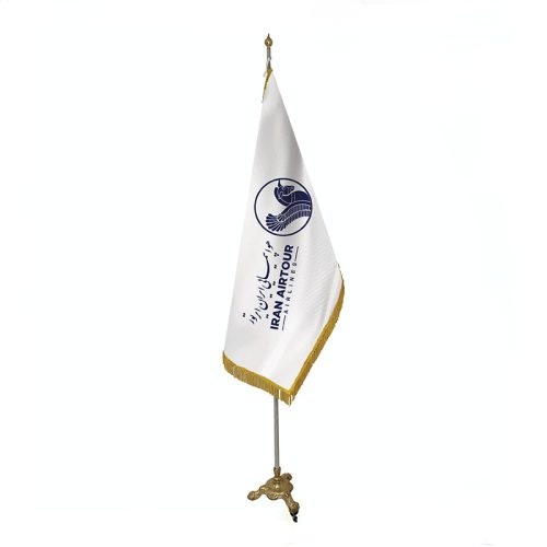 پرچم تشریفات ساتن مات شرکت هواپیمایی ایران ایر