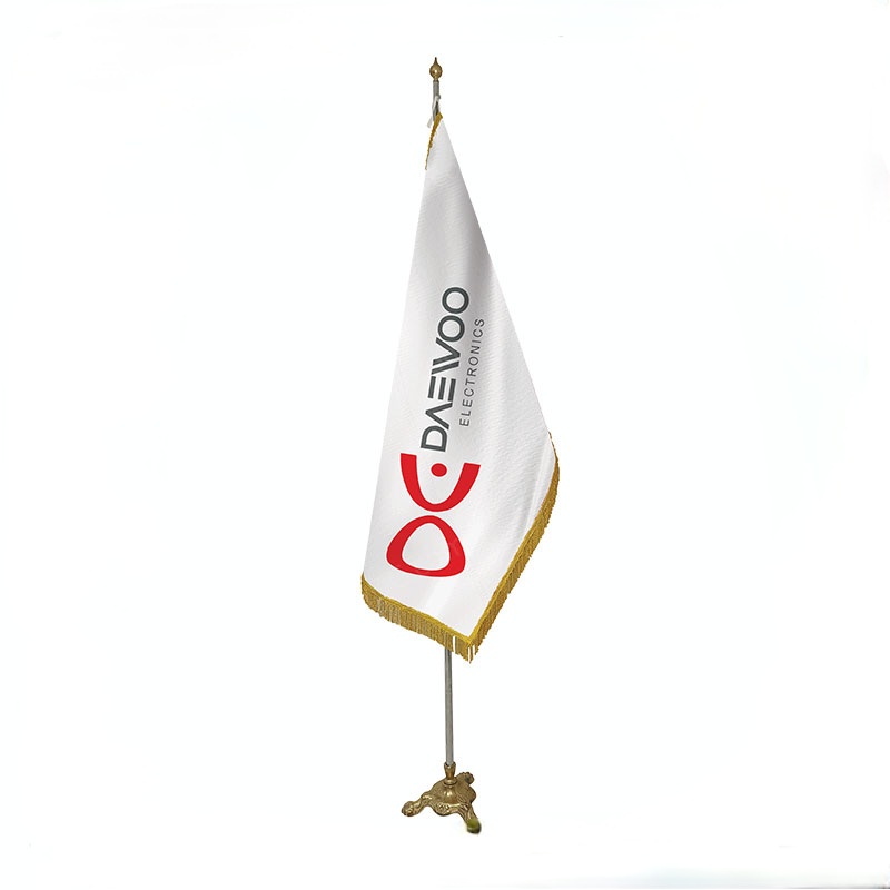 پرچم تشریفات ساتن مات شرکت دوو