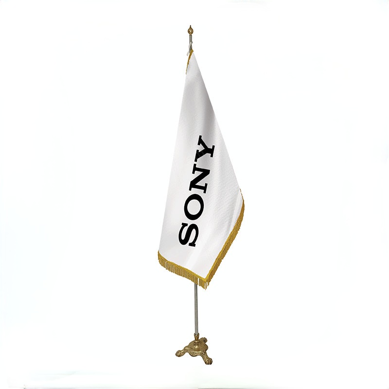 پرچم تشریفات ساتن مات شرکت سونی